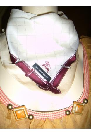 foulard Burberry bords bordeaux collection 2011