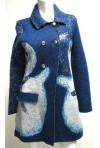 LOUISE DELLA : manteau modèle "Boule de neige" automne/hiver 2011-2012