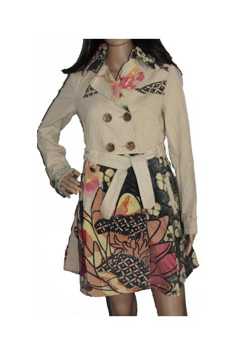 DESIGUAL : imperméable/trench modèle "VALENTINE" - collection printemps/été 2013