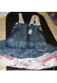 robe jean et frou-frou