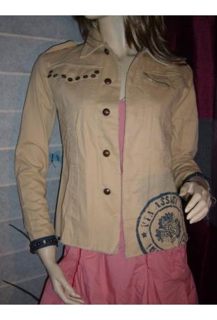 veste saharienne Pianurastudio beige