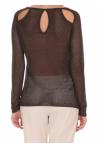 LPB : pull brillant ajouré ref S163101 - collection printemps/été 2016