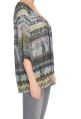 LPB : blouse voile imprimé ref S165702 - collection printemps/été 2016