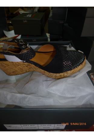 LPB : sandales compensées modèle EGLANTINE - collection printemps/été 2016