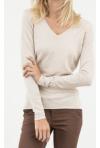 LPB : pull col V maille lurex ref W163001 - collection automne/hiver 2016-2017