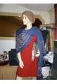 LPB : cape motif géométrique ref W164001 - collection automne/hiver 2016-2017