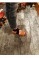 VANESSA WU : sandales plates bi-matière larges brides ref - collection printemps/été 2017