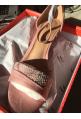 VANESSA WU : sandales compensées roses ref SD1603RS - collection printemps/été 2017