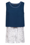 COP COPINE : top à effet de superposition modèle LABLONDE - collection automne/hiver 2017-2018