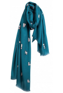 COP COPINE : foulard imprimé modèle FENETRE - collection automne/hiver 2017-2018