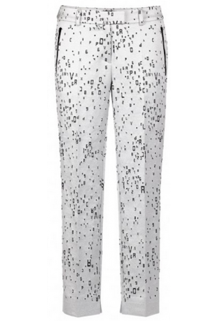 COP COPINE : pantalon en jacquard stretch modèle DISEGNO - collection automne/hiver 2017-2018