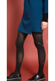 COP COPINE : collants à motifs jacquard modèle LETTER - collection automne/hiver 2017-2018