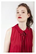 GRACE & MILA : top plissé modèle NINIE - collection automne/hiver 2017-2018