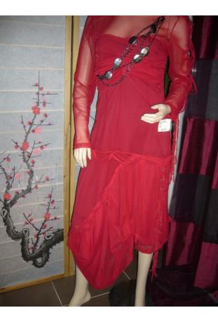Automne 2009 : robe cocktail STQ rouge (année 2008)