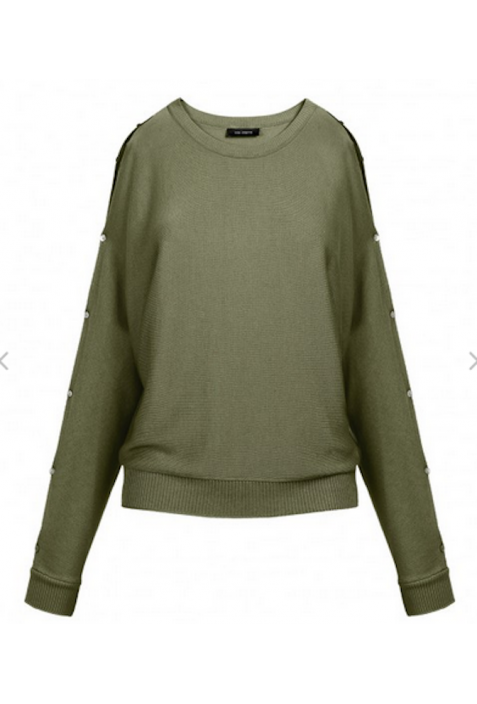 COP COPINE ETE 2018 : pull à manches boutonnées modèle HERBE