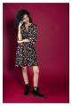 GRACE & MILA HIVER 2018- 2019 : robe imprimée fleuri modèle RAQUEL