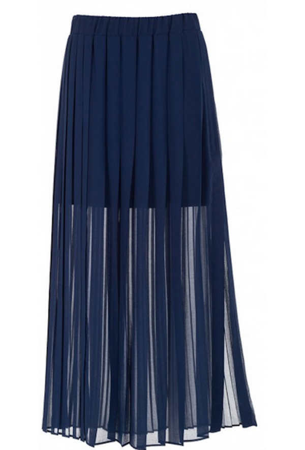 jupe transparent