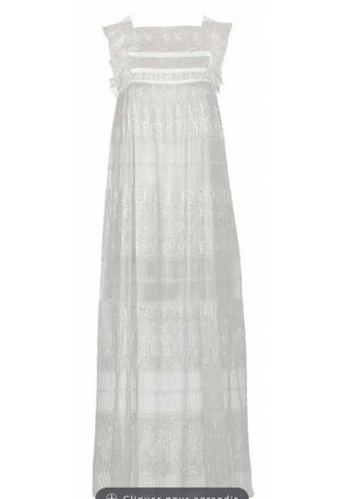 COP COPINE ETE 2019 : robe longue en dentelle modèle LALIBELA