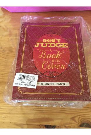VENDULA LONDON : sac clutch modèle BOOK "don't judge a book by its cover"