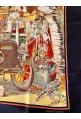 Foulard Hermès intitulé "Concours d'élégance - 1885 - limousines - EXTREMEMENT RARE ET RECHERCHE !
