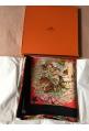 Foulard Hermès intitulé "FAUNE ET FLORE DU TEXAS" - EXTREMEMENT RARE ET RECHERCHE !