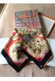 Foulard Hermès intitulé "FAUNE ET FLORE DU TEXAS" - EXTREMEMENT RARE ET RECHERCHE !