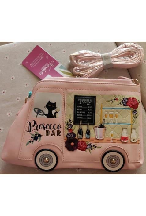 VENDULA LONDON 2020 : sac pochette à bandoulière VENDULA PROSECCO BAR