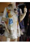 LOUISE DELLA : manteau d'été/trench série "Collection florale"- nouveauté boutique