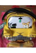 VENDULA LONDON 2025 : sac à main en forme de "taxi new-yorkais " modèle « New York City Cats & Corgis »