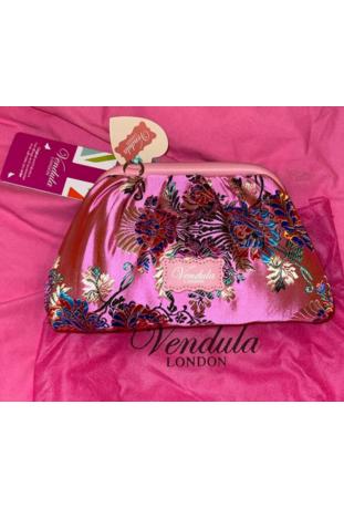 VENDULA LONDON : sac à main de soirée/clutch modèle VENDULA FLOWERS - collection 2018 : rare & introuvable !