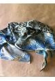 Foulard Hermès intitulé "JAGUAR QUETZAL" dans sa boîte par Alice Shirley - rare !