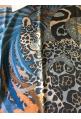 Foulard Hermès intitulé "JAGUAR QUETZAL" dans sa boîte par Alice Shirley - rare !