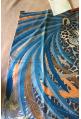 Foulard Hermès intitulé "JAGUAR QUETZAL" dans sa boîte par Alice Shirley - rare !