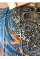 Foulard Hermès intitulé "JAGUAR QUETZAL" dans sa boîte par Alice Shirley - rare !