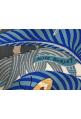 Foulard Hermès intitulé "JAGUAR QUETZAL" dans sa boîte par Alice Shirley - rare !