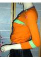 cardigan orange modèle "dentelle" - collection 2008